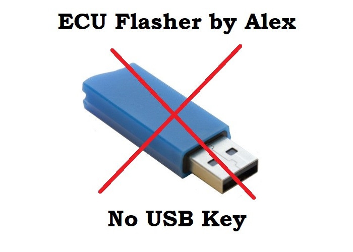 ECUF Flasher (Alex флешер) отлом работает без USB ключа (загрузчик прошивок)